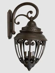Craftmade Olivier Z38 Brown Outdoor Wall 4 Light Vintage Lantern Sconce 30". Fixed Price $112.78.