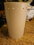 Justice Design Ambiance Outdoor Led Sconce, Pre-owned Painted Khaki 9.5". Fixed Price $109.00.
