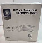 Regent Watt Canopy Fluorescent Lighting Fixture Commercial C818F. Fixed Price $17.95.