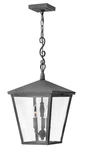 Hinkley Lighting 1432 Aged Zinc Trellis 3-LIGHT 11"W Outdoor Pendant. Fixed Price $136.86.