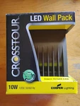 Crosstour Led Wall Pack: 10W 120V 50/60 Hz: Cooper Lighting: Lumark. Fixed Price $50.00.