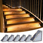 New Best Volisun Solar Stair Lights Pack, Step Outdoor Waterproof IP67, Led. Fixed Price $38.82.