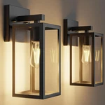 Porch Lights Outdoor Wall Fixture 2PCS, Matte Black, Sconce 12.4 In,. Fixed Price $54.99.