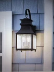 Home Decorators Rainbrook 18 In. 2-LIGHT Matte Black Outdoor Wall Fixture. Fixed Price $49.95.