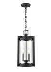 Textured Black Two Light Outdoor Hanging Lantern From The Ellway Collection. Fixed Price $199.90.