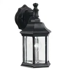 Kichler Chesapeake 11.75 In 1-LIGHT Black Outdoor Hardwired Wall Lantern Sconce. Fixed Price $28.49.