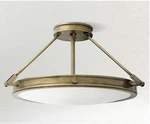 Hinkley Lighting Collier Semi-flush Mount Ceiling Light, Heritage Brass 3382HB. Fixed Price $339.99.