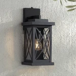 Woodland Park Mission Outdoor Wall Light Fixture Black Dusk To Dawn 15" Exterior. Fixed Price $119.99.