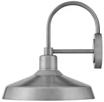 Hinkley Forge 16 1/2" High Brushed Aluminum Outdoor Barn Wall Light. Fixed Price $359.00.