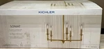 Kichler Soniat 22" 5-LIGHT Classic Gold Shaded Chandelier Model# 82353 Read!. Fixed Price $157.25.