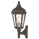 Livex Morgan Light Outdoor Wall Lantern In Textured Black, 7"W 76182-14. Fixed Price $155.96.
