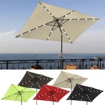 10'X6.5' Patio Solar Umbrella Led Light Tilt Deck Waterproof Garden Market Beach. Fixed Price $79.99.