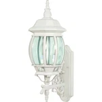 Nuvo Lighting 60/888 Central Park 23 Inch White Outdoor Wall Lantern. Fixed Price $117.99.