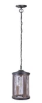 Craftmade Madera 16" Outdoor Hanging Light Textured Black With Whiskey Barrel. Fixed Price $256.00.
