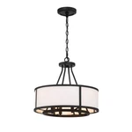 Crystorama Bryant Light Chandelier, Black Forged BRY-8004-BF. Fixed Price $548.00.