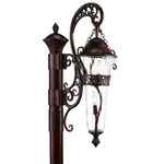 Kalco Anastasia Outdoor Light Large Post Mount, Burnished Bronze - 9422BB. Fixed Price $1103.30.