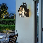 Rustic Outdoor Wall Light Lantern Mounted Sconce Lamp Fixture For Garden. Fixed Price $53.55.