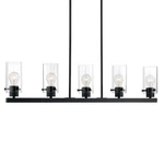 Nuvo Lighting 60/7176 Sommerset 5 39"W Linear Chandelier - Black. Fixed Price $317.59.