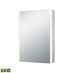 Elk Home 20X27" Led Mirrored Medicine Cabinet, Brushed Aluminum, LMC3K-2027-EL2. Fixed Price $581.85.