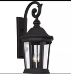 Trans Globe Lighting 40402-BK Westfield Large Outdoor Wall Black 26.25. Fixed Price $159.99.