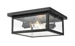Millennium Lighting 4122 Evanton 12"W Outdoor Flush Mount - Black. Fixed Price $46.74.