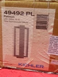 Kichler 49492 Led Outdoor Wall Light Platinum. Fixed Price $199.75.