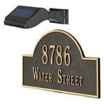 Products Standard Wall Illuminator Solar Address Lamp Black. Fixed Price $72.05.