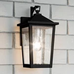 Quoizel Stoneleigh 13 1/4" High Mottled Black Outdoor Wall Light. Fixed Price $151.99.