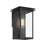 Kichler Arkville 10" Outdoor Wall Light, Black/clear Seeded - 59540BKT. Fixed Price $94.97.