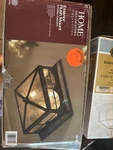 Hdc HB7045A-292 Brimfield 11" Aged Iron Outdoor Ceiling Flush Mount Light. Fixed Price $45.00.