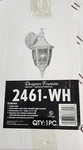 Lot Of Designers Fountain 2461-WH White Cast Aluminum Wall Fixtures New Boxed. Fixed Price $120.00.