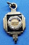 Vintage Franklin Indiana High School Charm Light Truth Pendant Gold Tone 1960'S. Fixed Price $19.99.