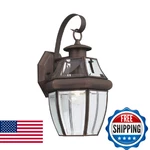 Sea Gull Lighting 8067-71 Single-light Outdoor Lancaster Wall Lantern, Clear Bev. Fixed Price $142.94.