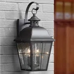 Quoizel MHE8410K 3 Light Millhouse Outdoor Wall Lantern Mystic Black. Fixed Price $196.50.