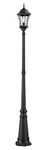 Wakefield 1-LIGHT Outdoor Post Mounted Fixture In Black. Fixed Price $300.00.