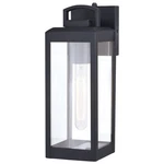 Vaxcel Lighting T0566 Kinzie 14" Tall Outdoor Wall Sconce - Black. Fixed Price $139.99.