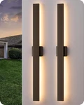 Edishine 39.3" Led Outdoor Wall Lights Dimmable, 2 Pack Long Exterior Lighting. Fixed Price $119.90.