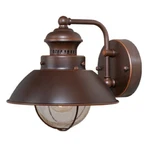 Vaxcel Harwich Light Outdoor Wall Sconce, Bronze/seeded Glass - OW21581BBZ. Fixed Price $98.99.