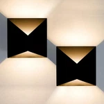 Outdoor Wall Light 2 Pack, Modern Up Down Led Sconce, Waterproof.... Fixed Price $80.45.