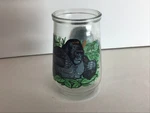 Vintage Welch's Glass Jelly Jar Endangered Species Collection Mountain Gorilla. Fixed Price $7.00.