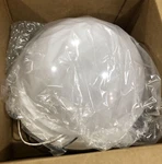 Sea Gull Lighting Bayside 1-LT Outdoor Wall/ceiling Mount, White 83057EN3-15. Fixed Price $49.95.