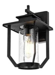 Outdoor Wall Sconce Light Fixture Seedy Glass Exterior Porch Patio Walkway 12.5". Fixed Price $155.95.