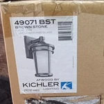 Kichler 49071 Brown Atwood Collection 1-LIGHT 11" Outdoor Wall Read. Fixed Price $59.99.