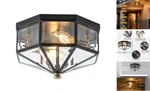 Flush Mount Ceiling Fixture, 2-LIGHT Copper Outdoor Standard. Fixed Price $63.75.
