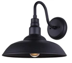 Canarm Valec Large Outdoor Barn Light, Rustic Black Finish, Farmhouse Wall Sc.... Fixed Price $131.98.