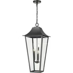 Z-lite 5008CHXXL-BK Gannon Outdoor Pendant Chandeller Black. Fixed Price $1118.00.