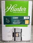 Hunter M99219 Cory Light Scone Matte Black With Galvanized Metal Edison Bulb. Fixed Price $110.49.