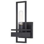 Vaxcel Marquis 1 Wall Light, Black - W0345. Fixed Price $139.99.