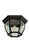 Minka Great Outdoors - Wyndmere 3 Light Flush Mount Traditional Black Finish. Fixed Price $67.99.