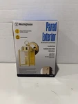 Westinghouse Lighting 6693600 One-light Exterior Wall Lantern, Polished Brass. Fixed Price $40.00.